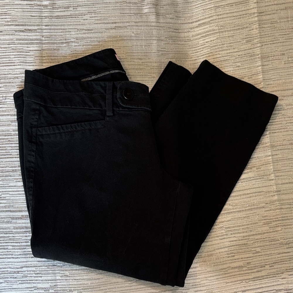 Lilly Pulitzer Women's Classic Black Straight Leg Jeans Size 14